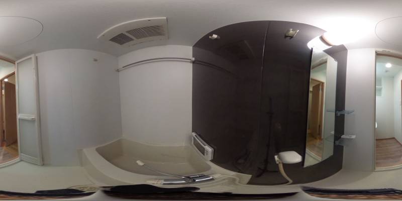 パノラマ画像バスルーム