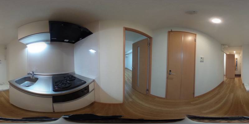 パノラマ画像キッチン