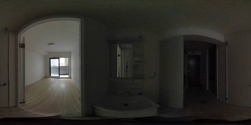 パノラマ画像洗面所