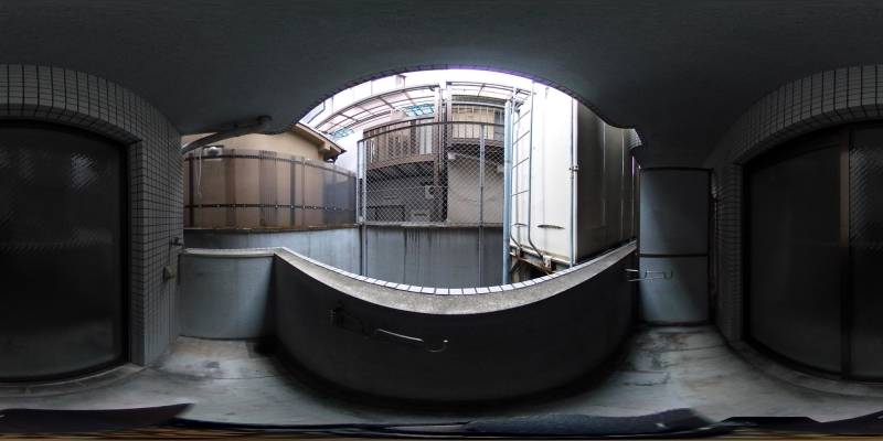 パノラマ画像バルコニー