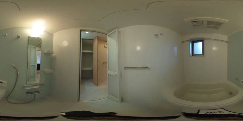 パノラマ画像バスルーム
