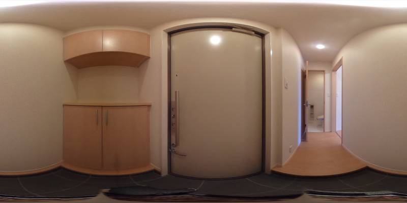 パノラマ画像玄関