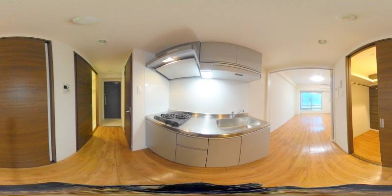 パノラマ画像キッチン