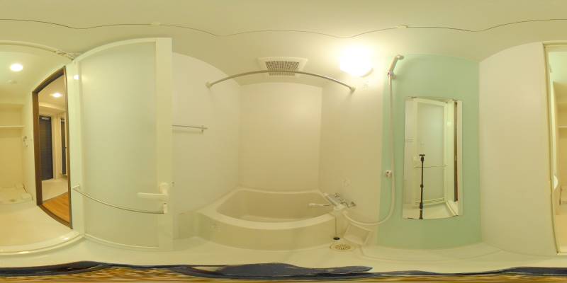 パノラマ画像バスルーム