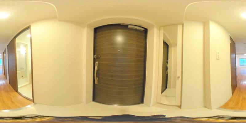 パノラマ画像玄関