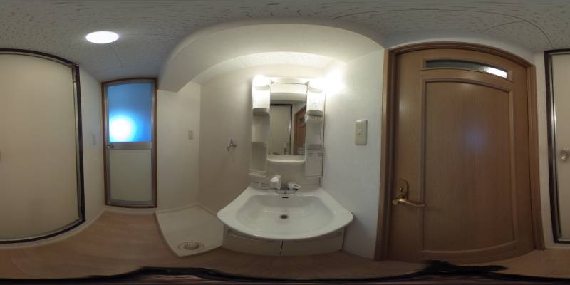 パノラマ画像洗面所