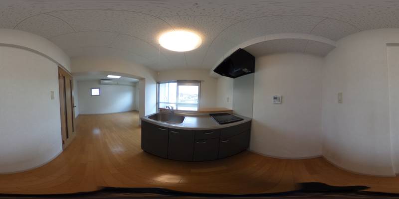 パノラマ画像キッチン