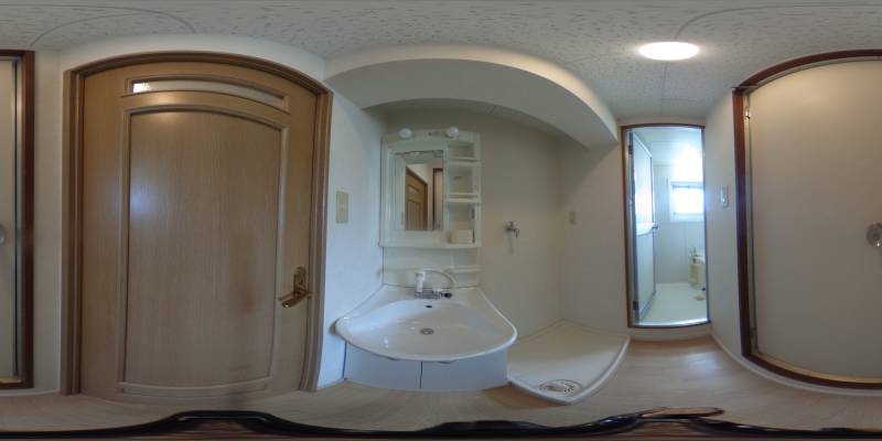 パノラマ画像洗面所