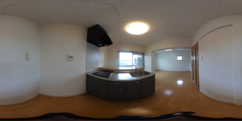 パノラマ画像キッチン