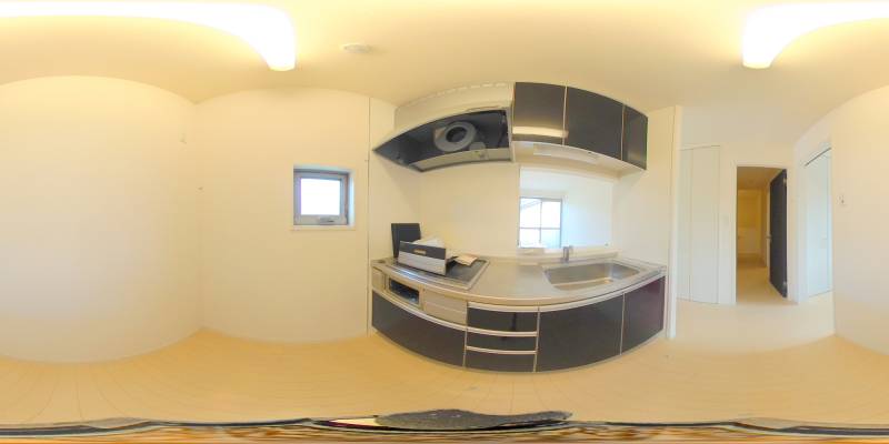 パノラマ画像キッチン