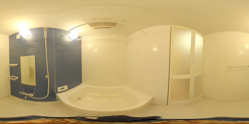 パノラマ画像バスルーム