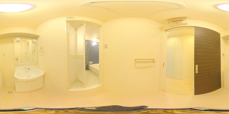 パノラマ画像洗面所