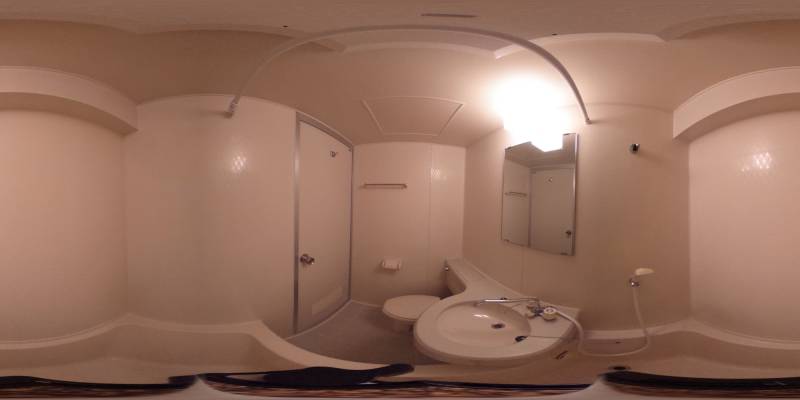 パノラマ画像バスルーム