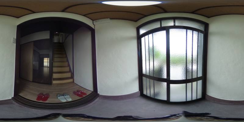 パノラマ画像玄関