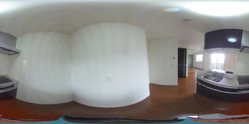 パノラマ画像キッチン