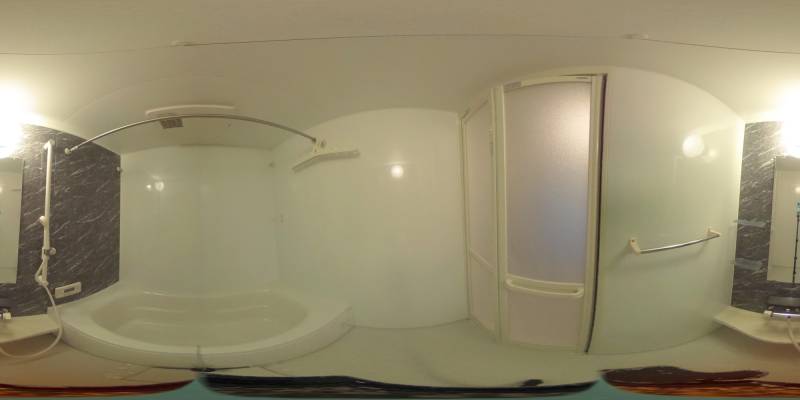 パノラマ画像バスルーム