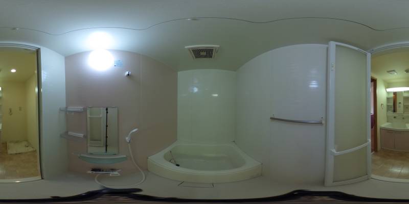 パノラマ画像バスルーム