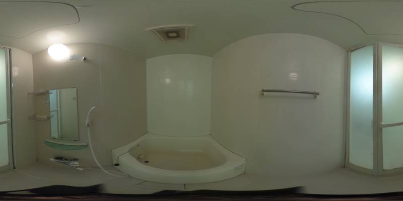 パノラマ画像バスルーム