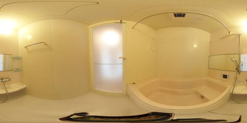 パノラマ画像バスルーム