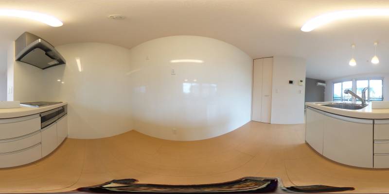 パノラマ画像キッチン