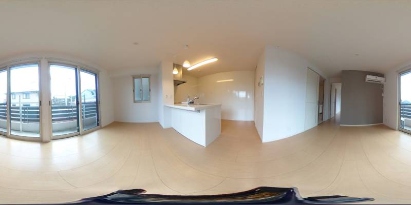 パノラマ画像洋室