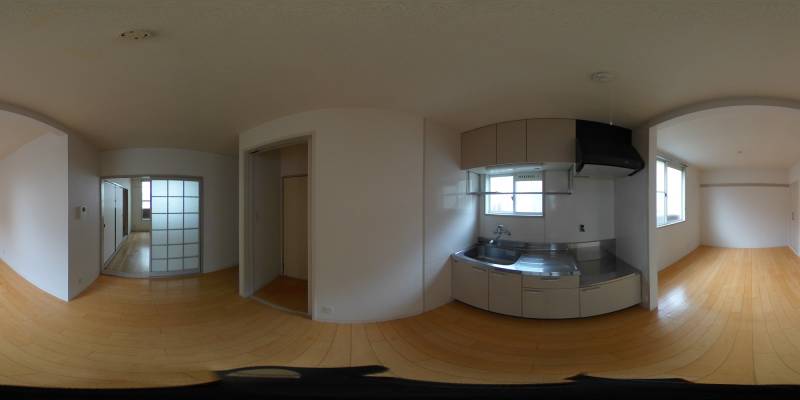 パノラマ画像キッチン