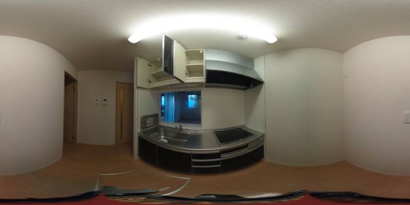 パノラマ画像キッチン