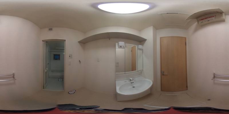 パノラマ画像洗面所