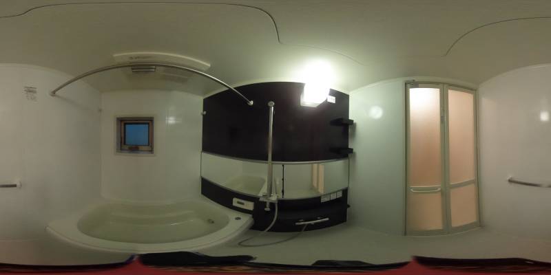 パノラマ画像バスルーム