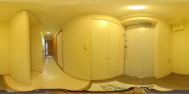 パノラマ画像玄関