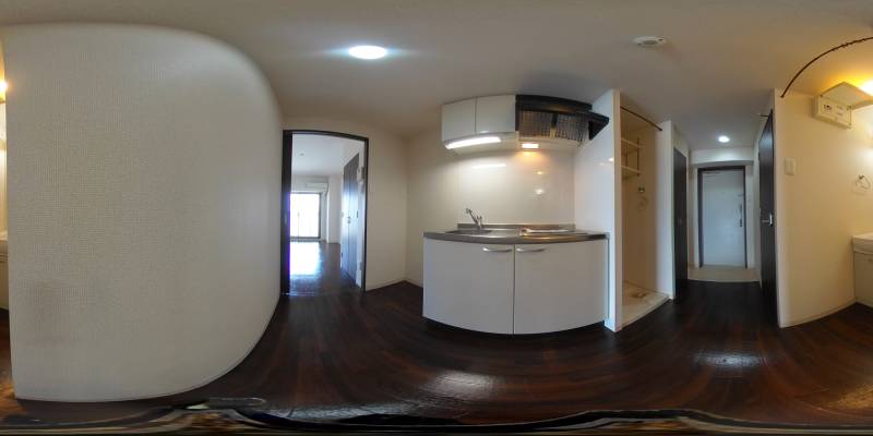 パノラマ画像キッチン