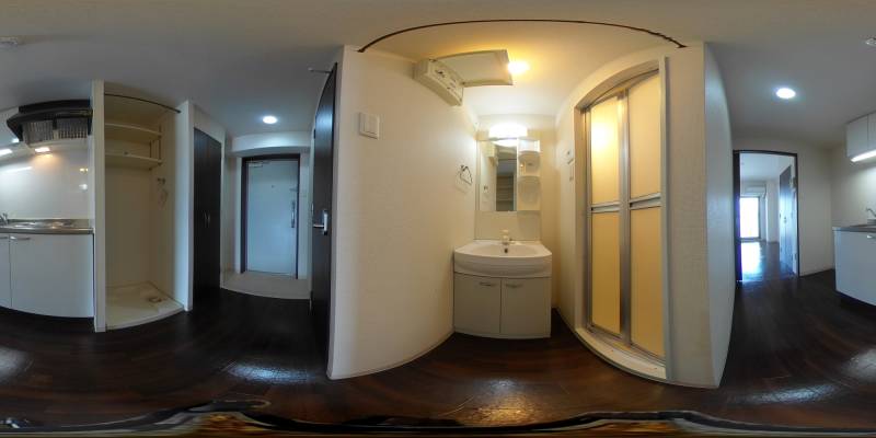 パノラマ画像洗面所