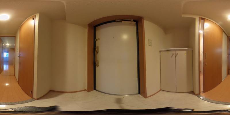 パノラマ画像玄関