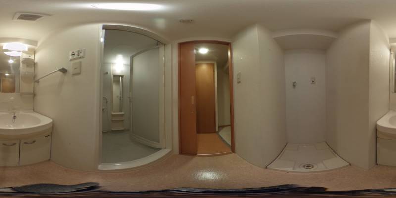 パノラマ画像洗面所