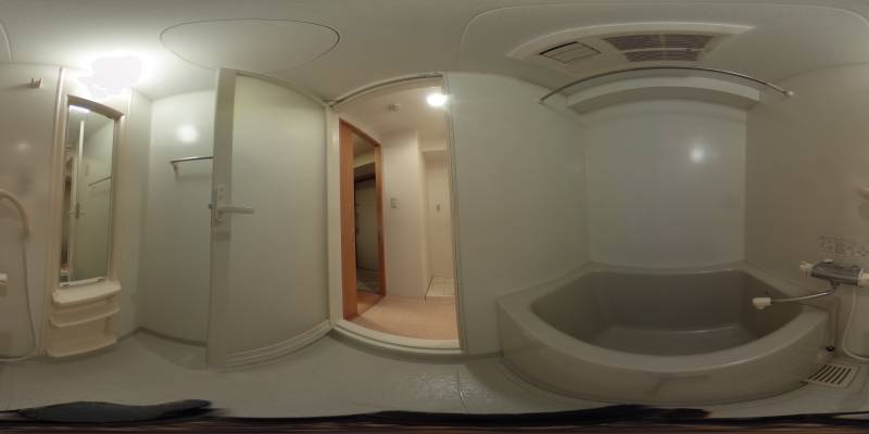 パノラマ画像バスルーム