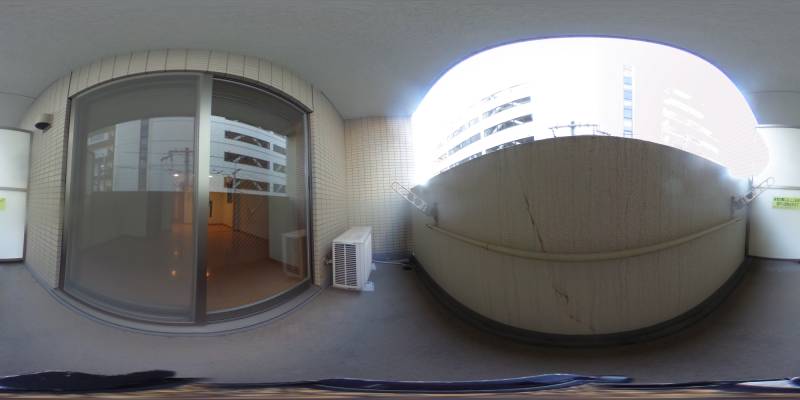 パノラマ画像バルコニー