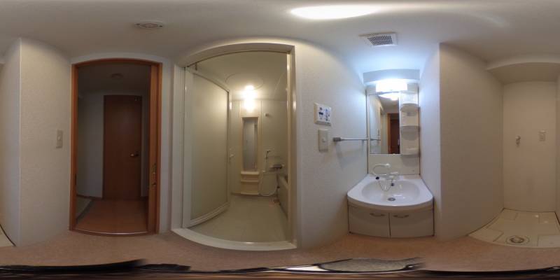 パノラマ画像洗面所