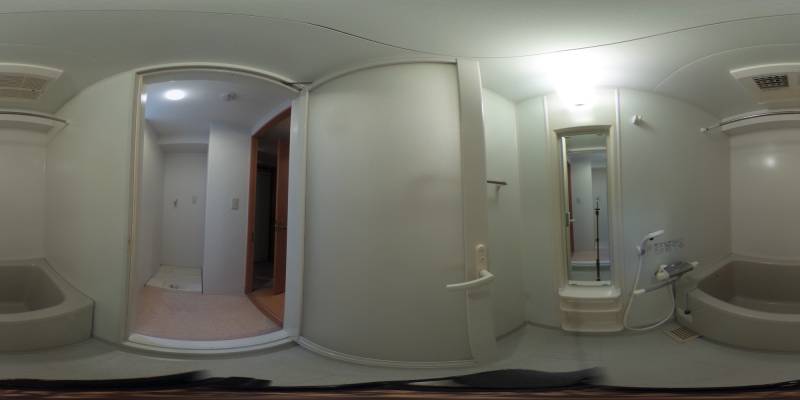 パノラマ画像バスルーム