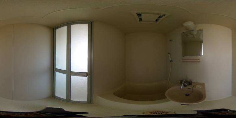 パノラマ画像バスルーム