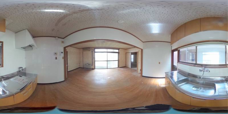 パノラマ画像キッチン