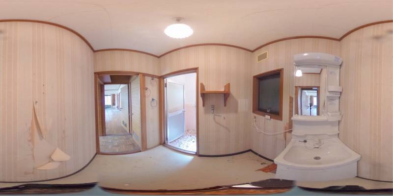 パノラマ画像洗面所