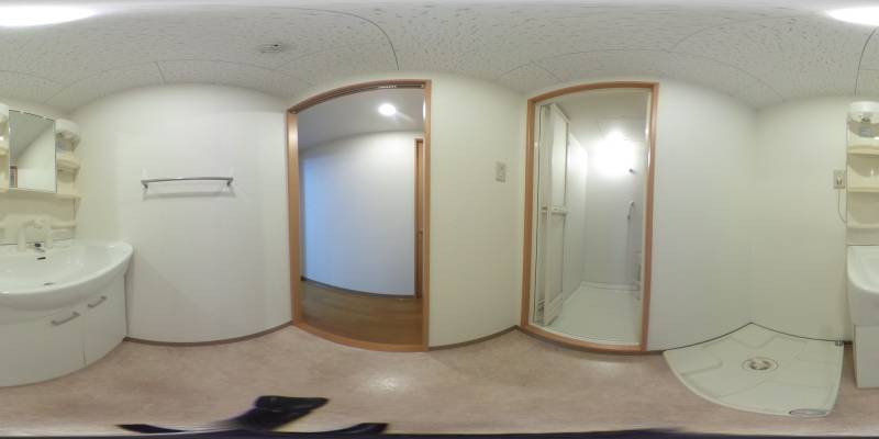 パノラマ画像洗面所