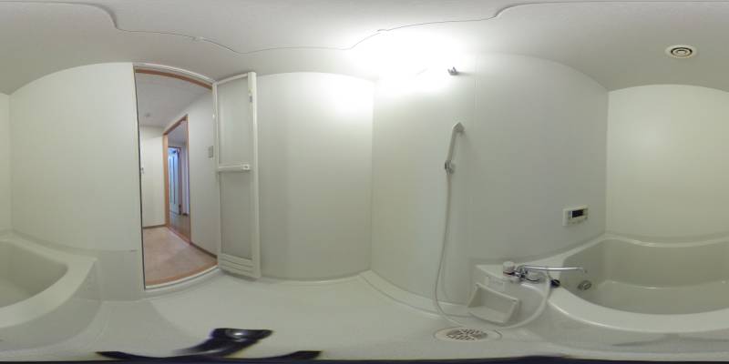 パノラマ画像バスルーム