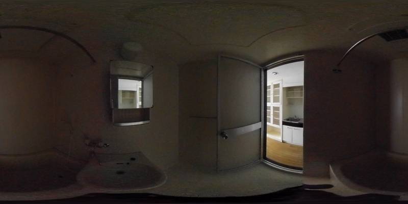 パノラマ画像バスルーム