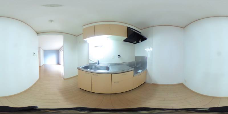 パノラマ画像キッチン