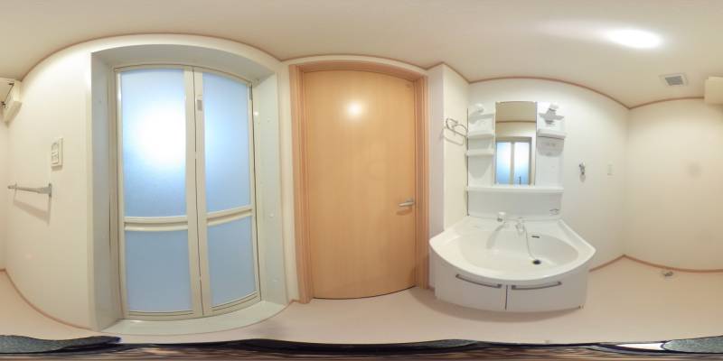 パノラマ画像洗面所