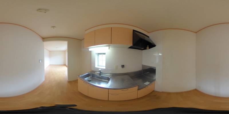 パノラマ画像キッチン