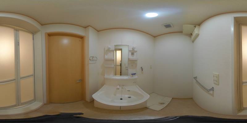 パノラマ画像洗面所