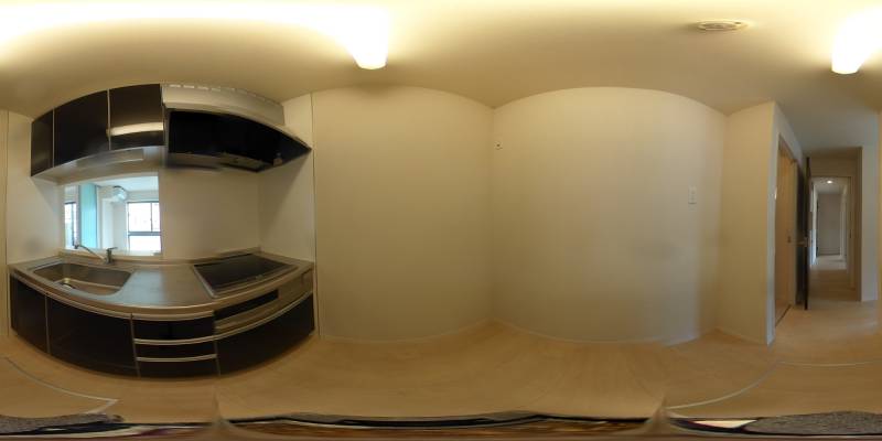 パノラマ画像キッチン