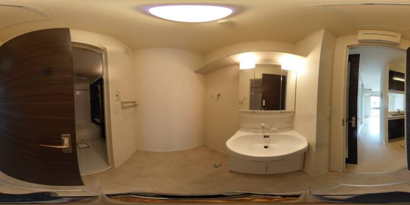 パノラマ画像洗面所